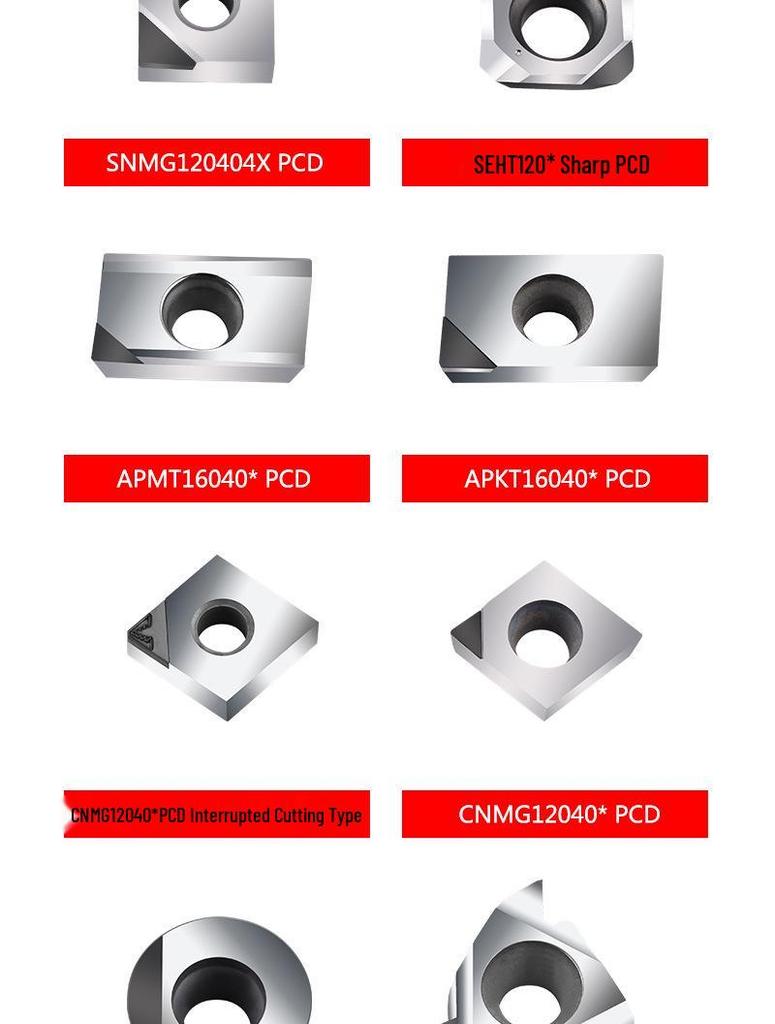 PCD Diamond Lathe Inserts TPGH090302 for Copper, Aluminum, Gemstone