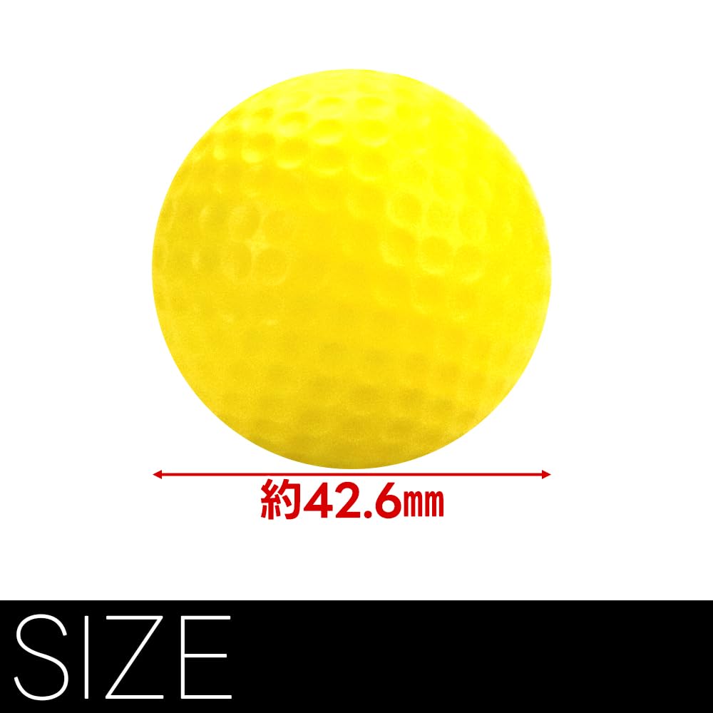 Set of 12 Golf Balls for Indoor Approach Score and Game Play Training, Shots, Improvement,