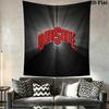 Ohio State University Buckeyes Logo Print Tapestry Background Cloth Fashion Print Background Cloth Homestay Soft Decoration Tapestry