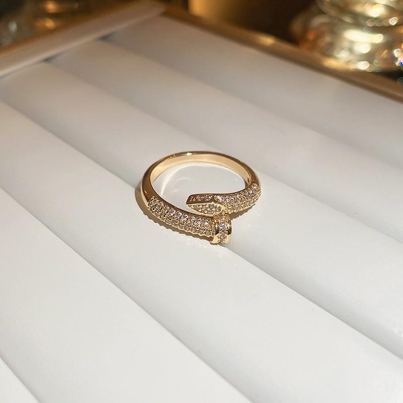 Freshwater Pearl Bodhi Splicing Elastic Ring Baroque Personalized Index Finger Ring Fashion Girlfriend Versatile Jewelry Wholesale