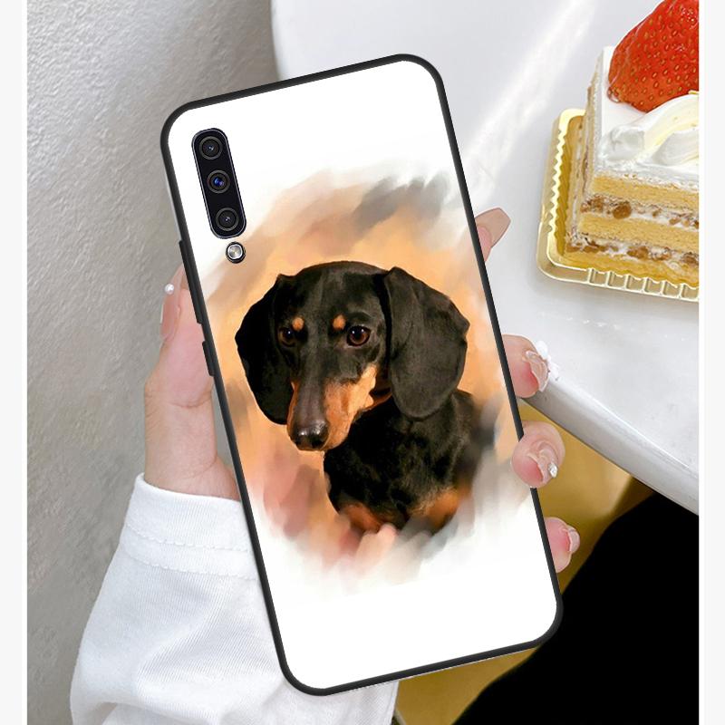 

Чехол для собаки такса для Samsung A22 A12 A32 A42 A52 A72 A51 A71 A50 A70 A20e A21S A20S A52S Fundas Samsung A72