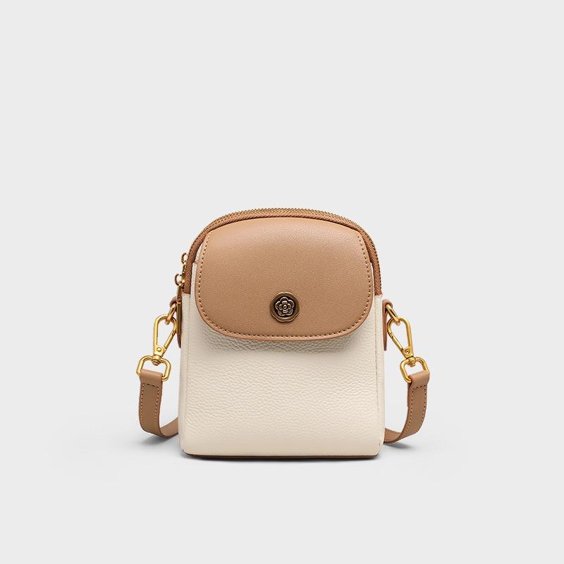 Mobile Phone Bag Women's New Simple Small Bag Fashionable Versatile Niche High-end Shoulder Messenger Bag