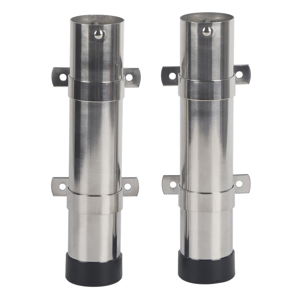 2pcs Stainless Steel Fishing Rod Holder Side Mount Clamp Hardware for Marine Yacht Boat