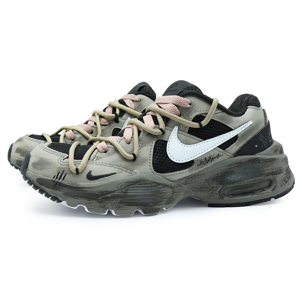 Nike Air Max Fusion Slip Resistant, Abrasion Resistant, Lightweight Low Top Running Shoes Women's Brown CJ1671-100(Team396-)