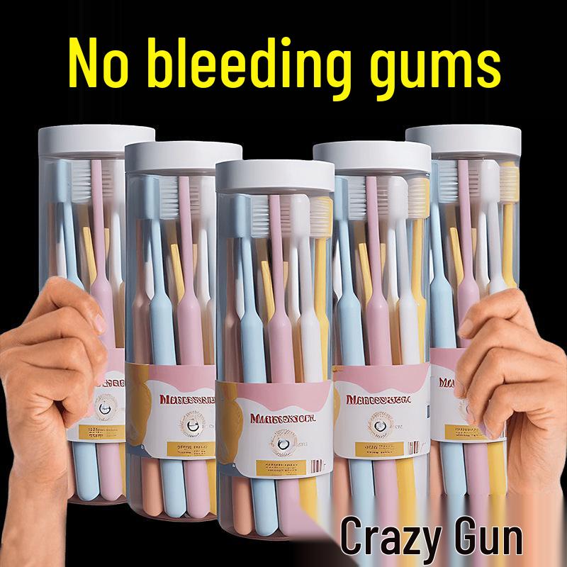 Premium Soft-Bristle Toothbrush for Adults – Universal Design with High-Density, Shed-Free Bristles for Gum Protection