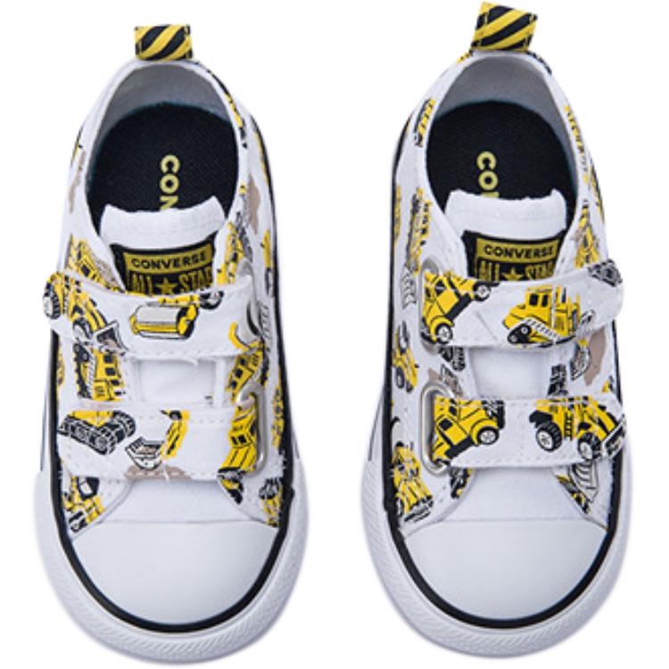 Converse Chuck Taylor All Star Comfortable Soft Low Top Walker Shoes Baby Shoes White Yellow A12610C