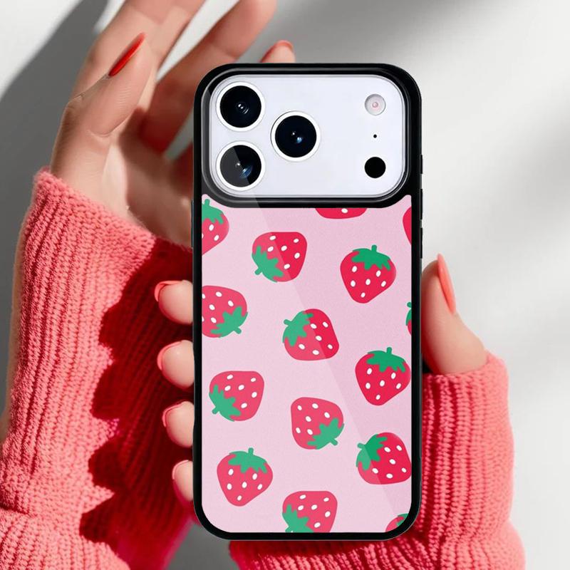 Strawberry Fields Phone Case for iPhone 17 Air 16e 15 14 13 Pro Max Back Cover for 12 11 Pro Coque