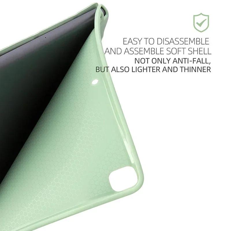 NEU für iPad A16 11. Generation Smart Case Air Pro MINI 4 5 6 7 8 9 10. Generation 11 12.9 13 Zoll Y-Faltung TPU Auto Sleep Wake Hülle