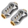 Stainless Steel Fishing Rocker Arm Handle Reel High Strength AntiCorrosion Modified Parts(Gun Gold )