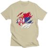 Custom Serbia Flag Scratch T Shirt for Men Tshirt Fashion Tees Serbian Proud Tshirts Clothing Gift