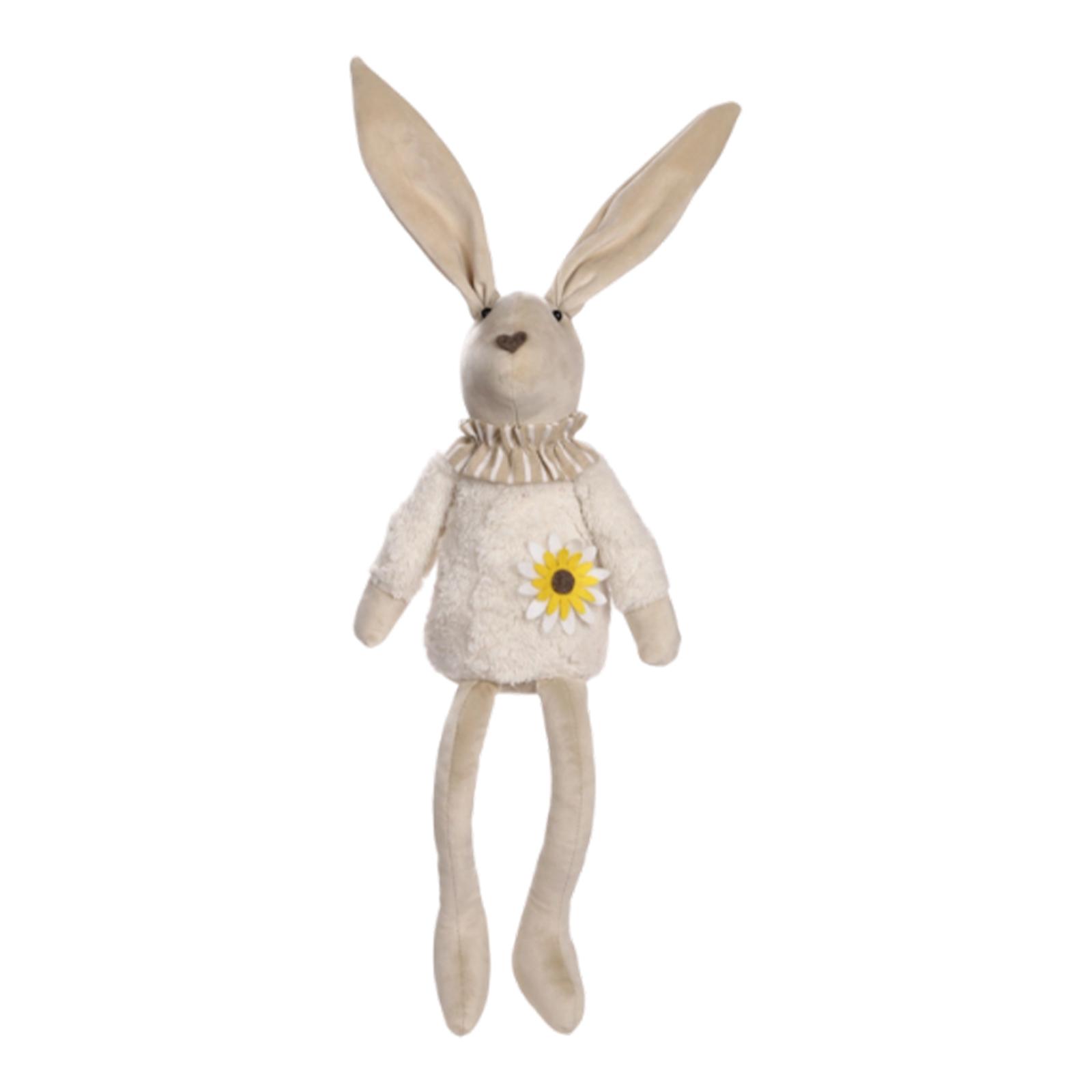 

Easter Plush Bunny Doll, Handmade Fabric Cute Bunny Ornament, Soft Plush Toy, Home Decor, Easter Gift, Children S Comfort Doll One Size