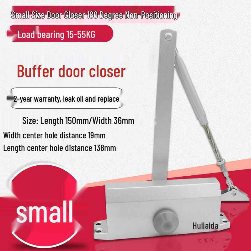 Automatischer hydraulischer Türschließer mit 90°-Feststellfunktion für Brand- und Flurtüren