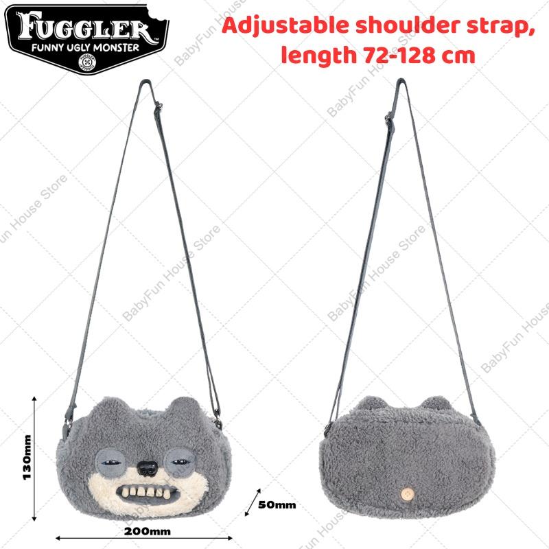 Bolsa Cruzada de Peluche de Gato Sphynx Feo Lindo Dientes Divertidos Muñeco Raro Bolso de Hombro Juguete Peculiar Regalo