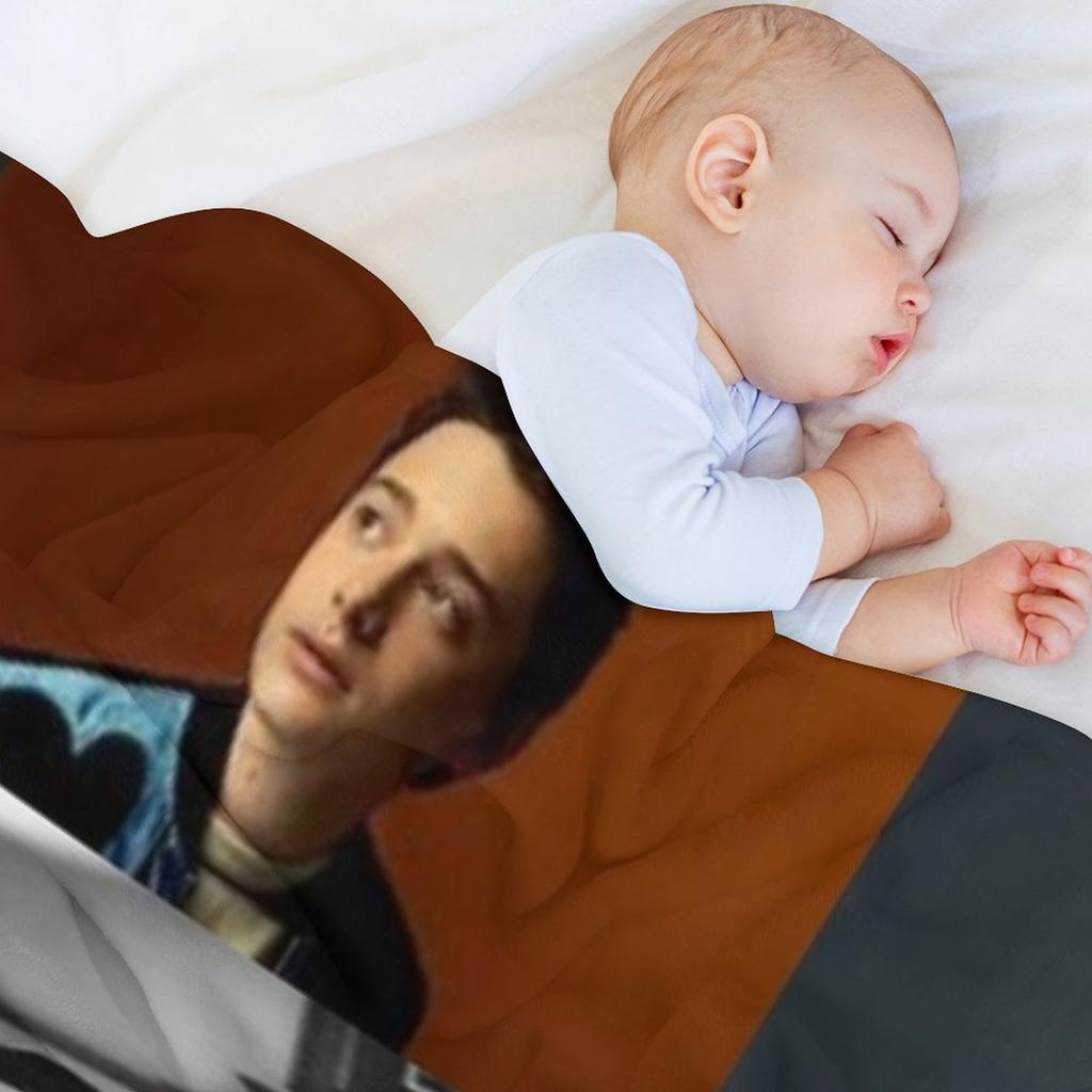 noah schnapp Throw Blanket Baby wednesday Bed funny gift Blankets