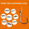 1 Bag 3# -13# Fishhooks High Carbon Steel String Hooks Fishing Lures Pesca Baits Combination 5 Small Single Hooks Fishing Accessory
