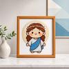 Jesus Faux Pearl Painting Kit, DIY Handmade Jesus Rhinestone Painting Crafts, Beginner Friendly Religious Art Painting for Home Decoration