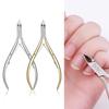 Nail Cuticle Scissors & Clippers: Remove Dead Skin & Hangnails - Gold/Silver Stainless Steel Nail Art Tools