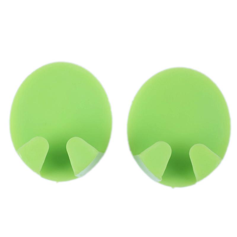 2Pcs Practical Gum Hooks Plug Hooks For Household Usage Colors Random