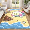 Bomberman Carpet Door Mat for Living Room or Bedroom Protective Mat Under Chair Office Decoration Christmas Gift Birthday Present