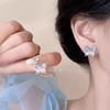 Fall in Love - Pink Zircon Butterfly Earrings: High-End, Light Luxury Design for Women (2025)