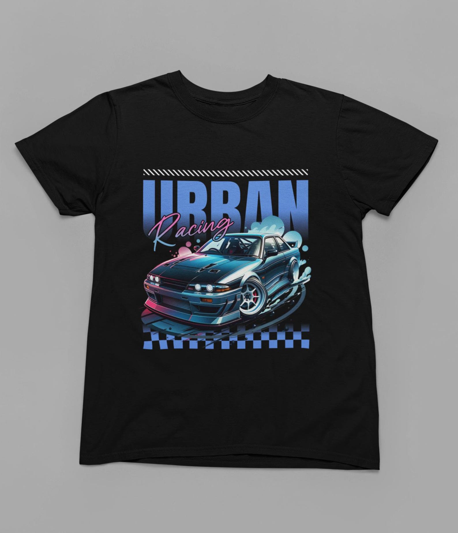 JDM Shirt Japanese Racing Tee Drift Car Graphic Retro Car T Shirt Street Racing Apparel Car Enthusiast Gift Neon Drift Tee 4XL