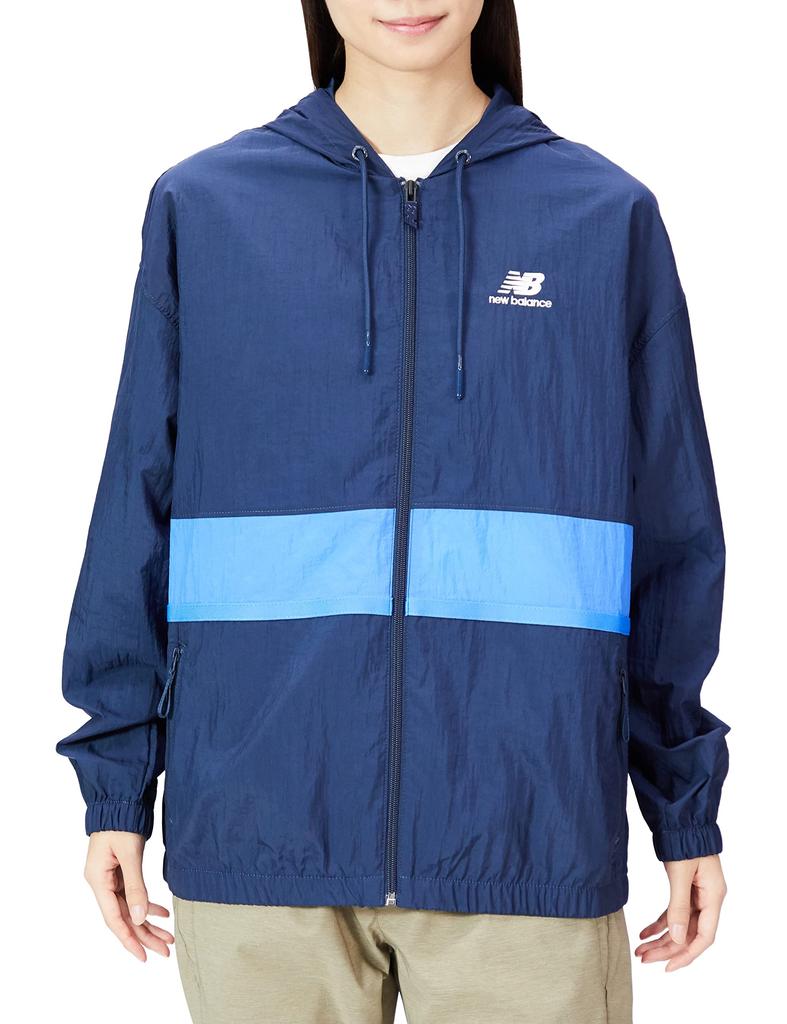 New Balance Women's NB Athletics Amplified Woven Jacket (WJ21500) NGO (Natural Indigo) Size M