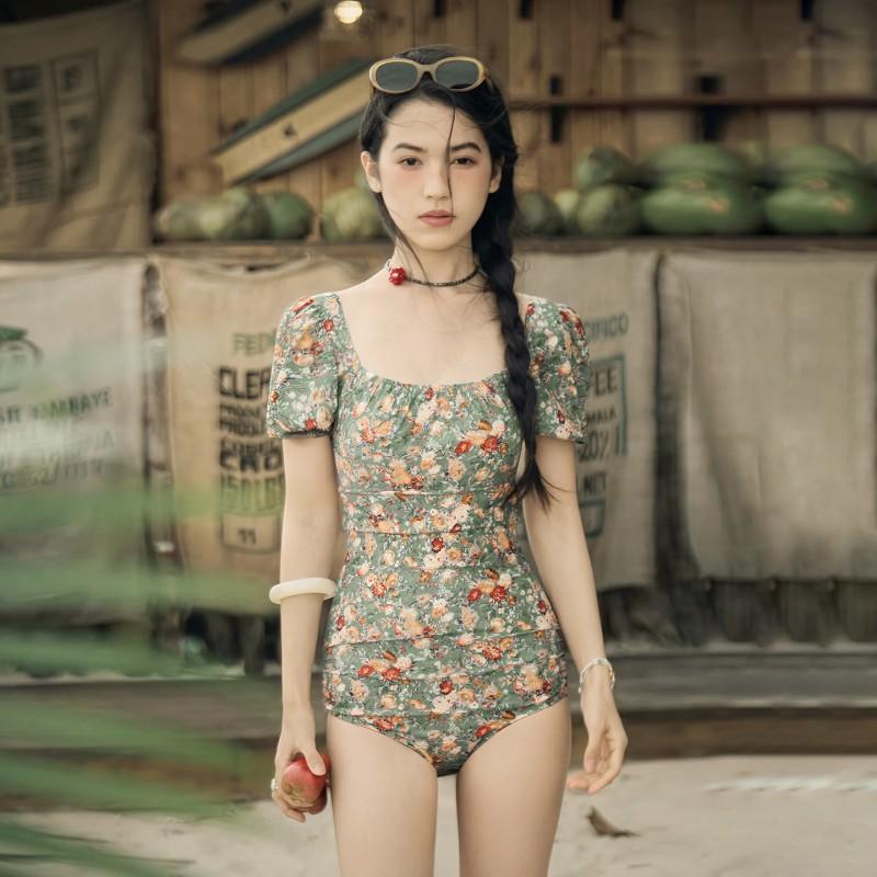 

Swimsuit Women s Seaside Vacation Hot Cover Her Belly Make Slim Sexy High-end Racing Sports Swimming Clothes M