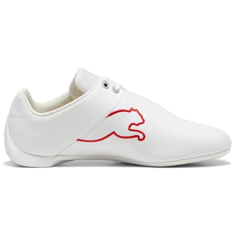 Puma Scuderia Ferrari Comfortable Lightweight Durable Low-Top Lifestyle Casual Shoes Unisex Casual Shoes White Red 308585-02