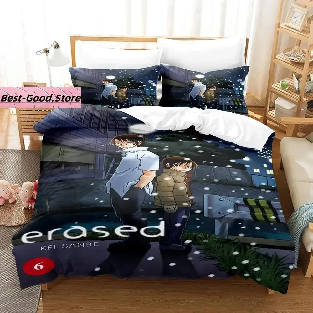 

Comforter Erased Bedding Set Single Twin Full Queen King Size Bed Set Aldult Kid Bedroom s 3D Anime Roupa De Cama Casal Comforter (quilt)-EU Single(135*200cm)3pcs