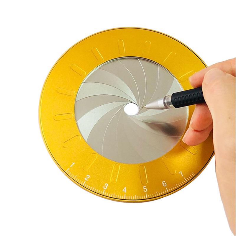 Adjustable 304 Stainless Steel Compass and Ruler for Drawing and Measuring