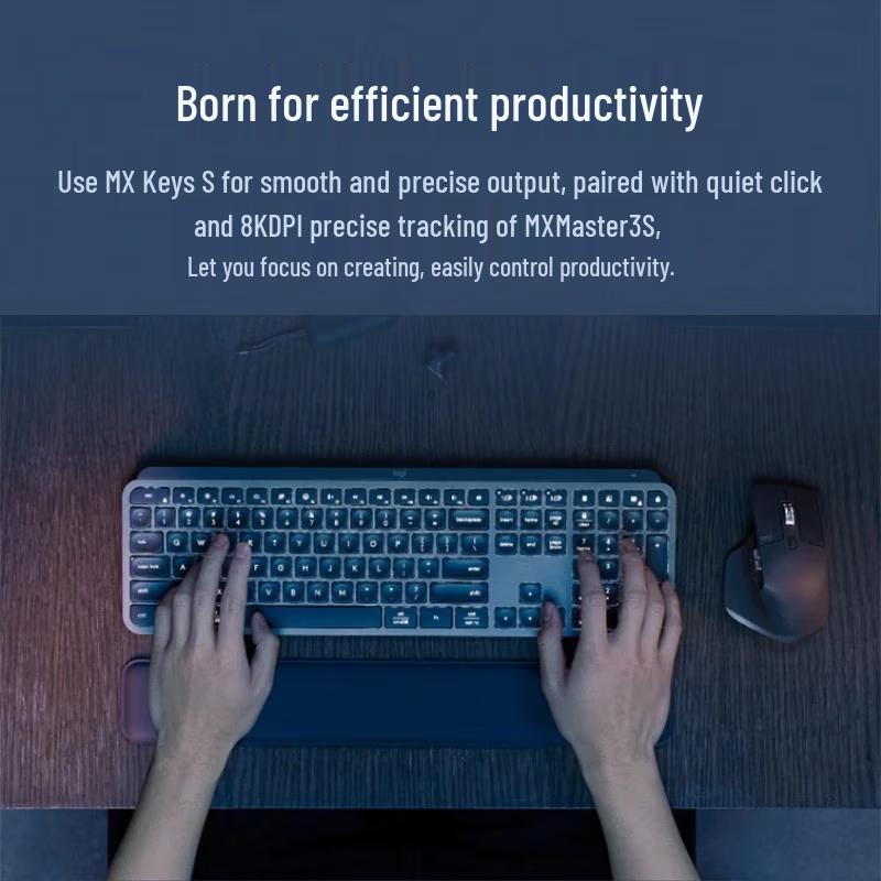 

Logitech MX Keys S Wireless Keyboard & Master 3S Mouse Combo