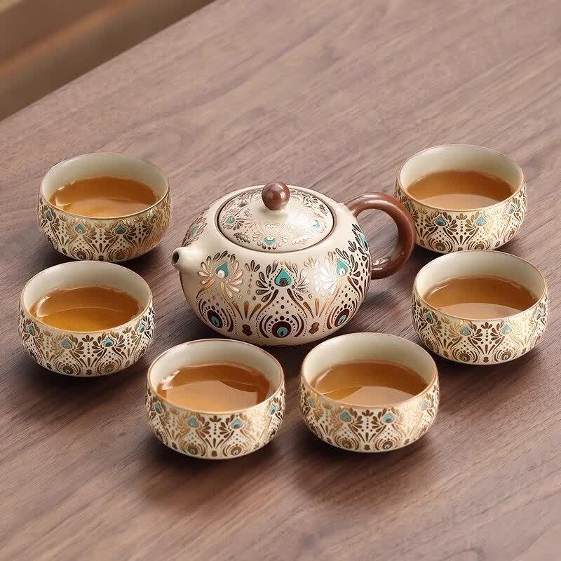 Youluo Ru Kiln Automatic Gongfu Tea Set