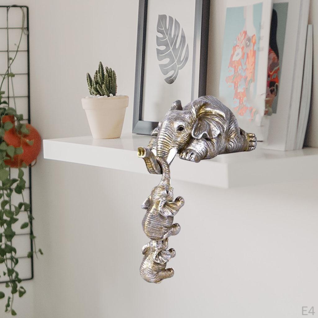 Statue Figurine Animal Sculpture Resin Crafts Ornament for Living Room Bookshelf Decor