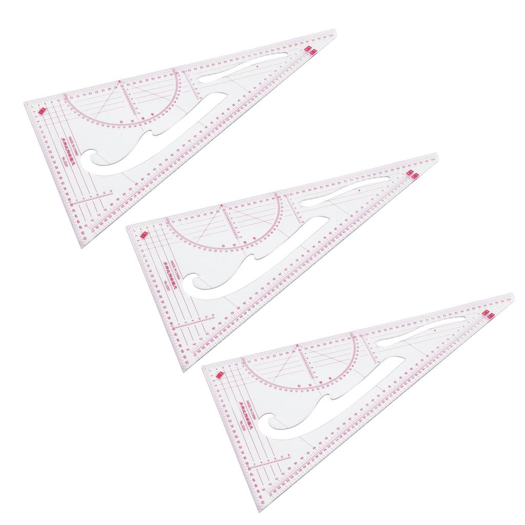 3Pcs Sewing Garment Ruler Clothing Bendable Draw Multifunctional Curve Embroidery Supplies