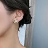 White Gold Plated Women's Stud Earrings