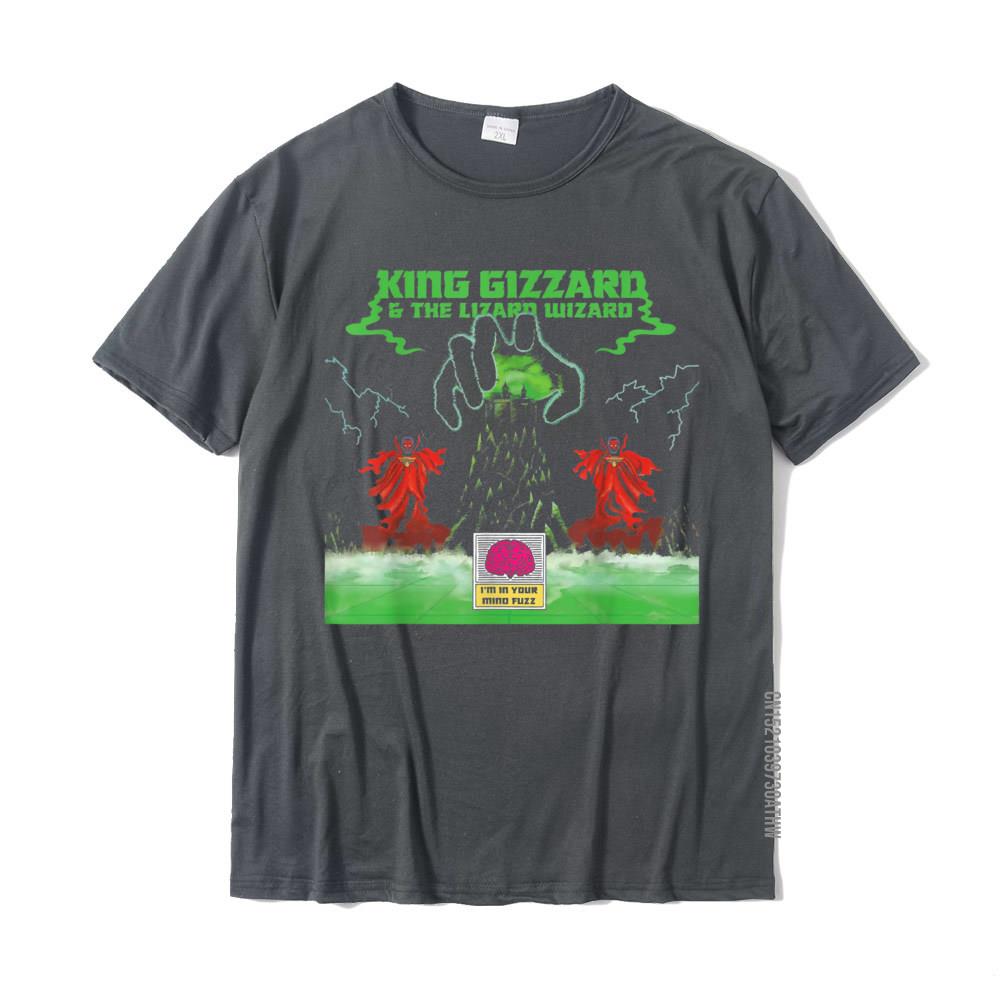 King Funny Gizzard The Lizard Gift Wizard TShirt T Shirt Company Custom Cotton Men Tshirts Summer