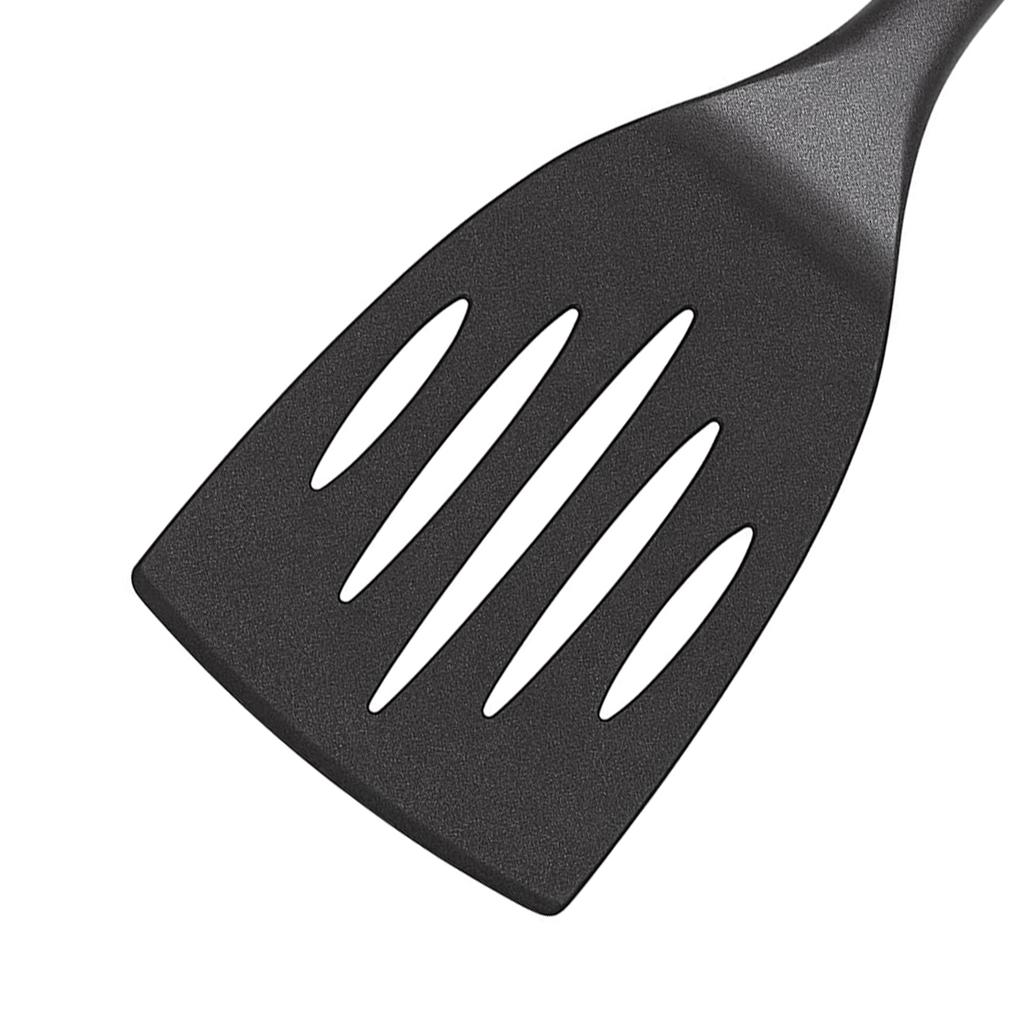 Chef Aid Nylon Slotted Turner Black
