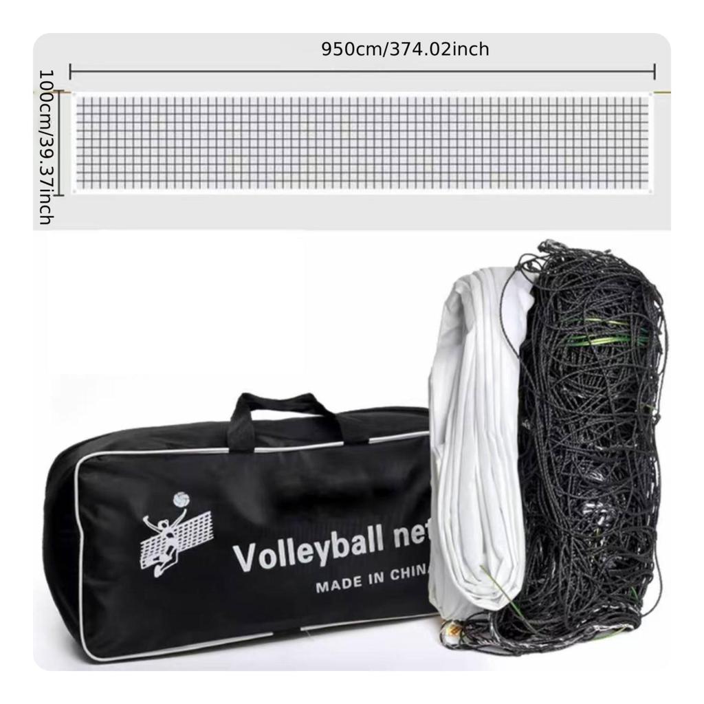 Volleyball Net Reinforced with Carrying Bag Indoor for Clubs