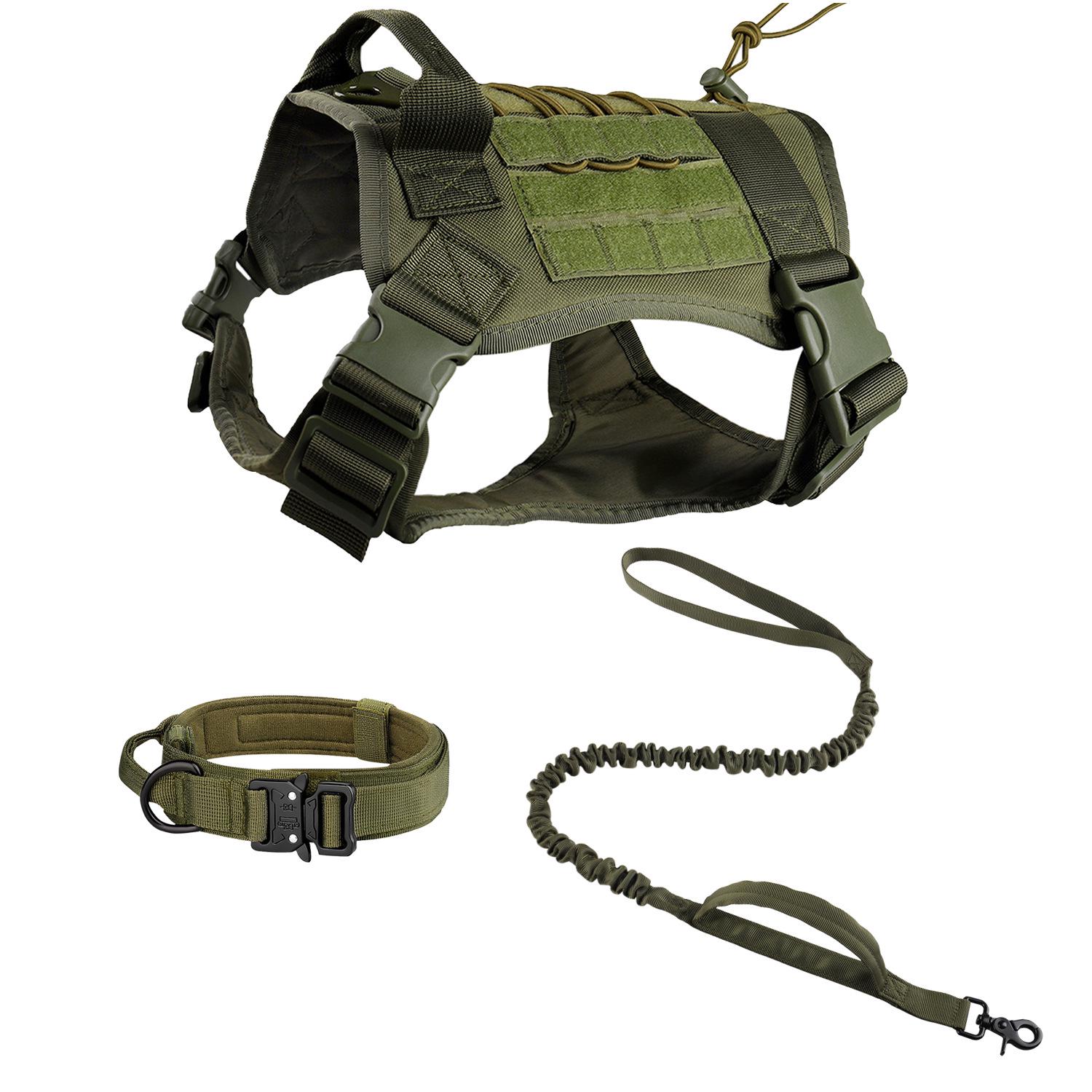 

Жилет для тактических собак Cross-Border Camouflage - нейлоновая шлейка для дрессировки средних и крупных собак L (23-35KG)