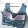 Elegant Women's Lace Back Underwear: Non-Steel Ring, Seamless, One-Piece Vest Bra for Support and Comfort.