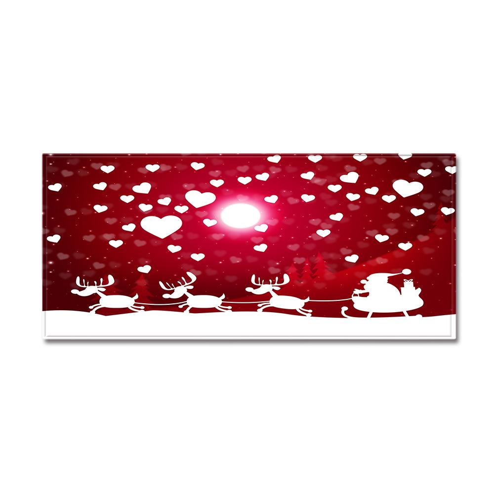 Christmas Kitchen Sand Carpet Doormat Long Floor Mat