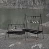 Mountain Fun Portable Folding Camping Tripod Rack and Lamp Hanger