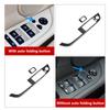 2Pcs Carbon Fiber Car Window Lifter Button Control Switch Armrest Panel Frame Cover Sticker Accessories For BMW Z4 E89