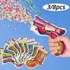 Inflatable Fireworks,Handheld Confetti Poppers Cannons, Self-Inflating Confetti Party Toys (8/13Pcs)