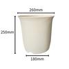 Simple Breathable Indoor Balcony Green Radish Succulent Seedling Flower Pot Manufacturer Cross-Border E-commerce