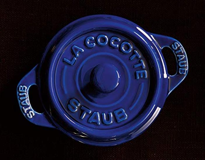 Staub Ceramic Round Mini Cocotte 40510-786 Blue/62-6351-36