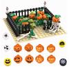 LEQUMOC Halloween Pumpkin Patch Ghost Spider Model Building Blocks Bricks Toys for Children Kids Toy Xmas Christmas Gifts 