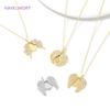 18K Gold Plated Brass Heart Wings/Bird/Dragonfly Charms Pendants For Jewelry,Decorative Pendants,DIY Necklace Making Supplies