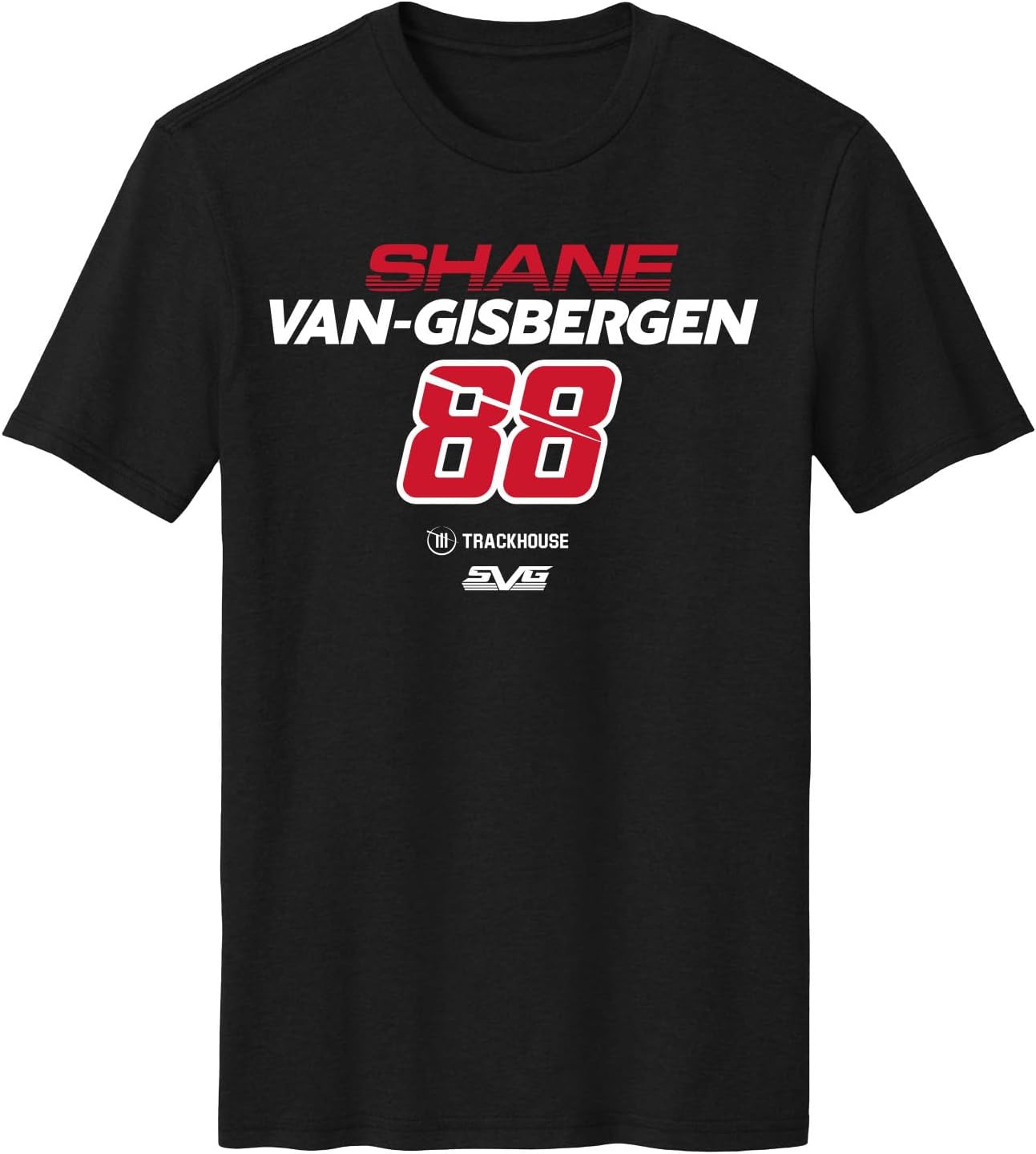 Checkered Flag Sports Shane Van Gisbergen 2025 Name Number 1-Spot T-Shirt Black XXXL
