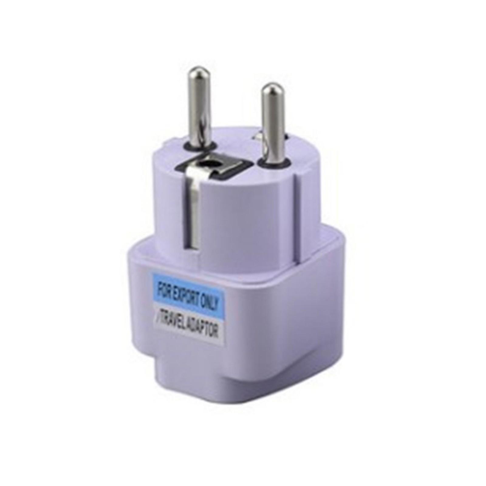 

Универсальный дорожный адаптер вилки Компактный дизайн для европейских и азиатских стран Совместимость с одинаковыми розетками